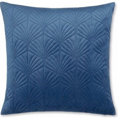 Catherine Lansfield Art Deco Pearl polštář modrá 45x45 – Zboží Mobilmania