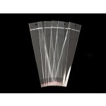 PP sáček s lepicí klopou a závěsem 5x20 cm Varianta: transparent, Balení: 100 ks – Zboží Dáma