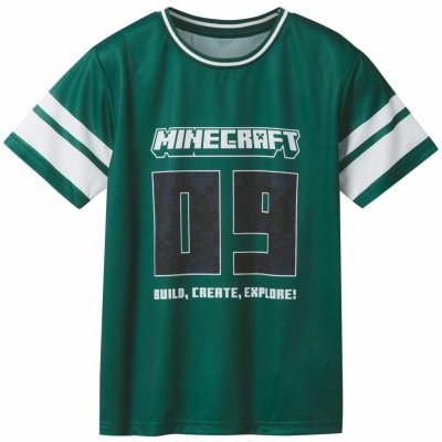 Chlapecké triko, Minecraft bílá/zelená – Zboží Mobilmania