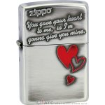 Zippo benzínový TRIPLE HEART 28197 – Zboží Dáma