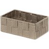 Úložný box Compactor TEX košík M Úložný organizér do zásuvky 18 x 12 x 7 cm Taupe (šedo-béžový)