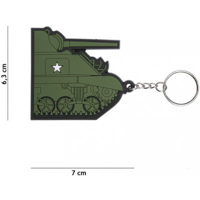 Přívěsek na klíče Fostex Tank Sherman olivová