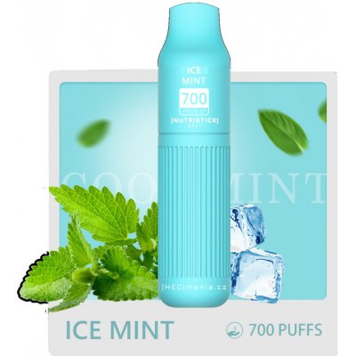 Nutristick SALT Miller mini Ice Mint 15 mg 700 potáhnutí 1 ks