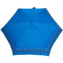 Tečky deštník mini skládací modrý