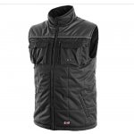 Canis CXS Seattle Pracovní vesta fleece zimní černo-šedá – Zboží Dáma