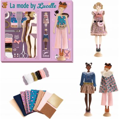 DJECO Kreativní sada Fashion by Lucille – Zboží Dáma