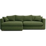 Scandic Tmavě zelená rohová pohovka Comfy – Zboží Mobilmania