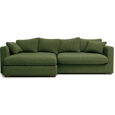 Scandic Tmavě zelená rohová pohovka Comfy – Zboží Mobilmania