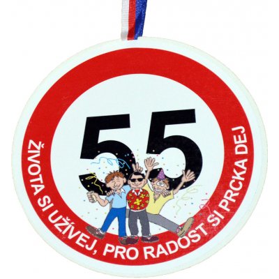 Medaile k 55. narozeninám – Zboží Mobilmania