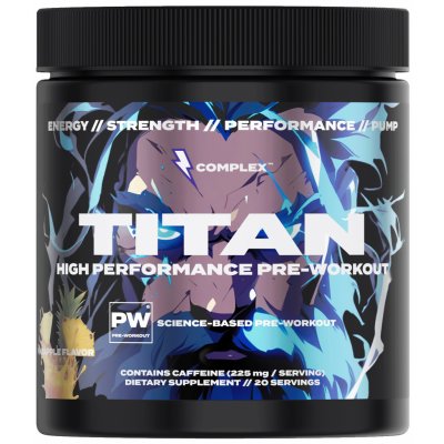 COMPLEX Titan Pre-workout 400 g – Zboží Dáma