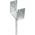 DOMAX patka sloupku PS 100 U , 101 x 120 x 60, zinkovaná – Zboží Mobilmania