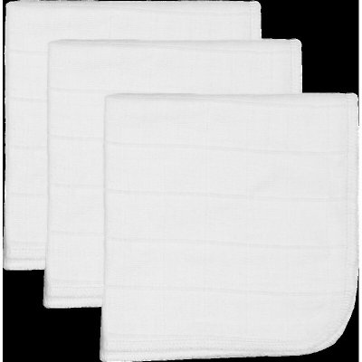 Tryco mušelínová žínka na obličej white 3 ks – Sleviste.cz