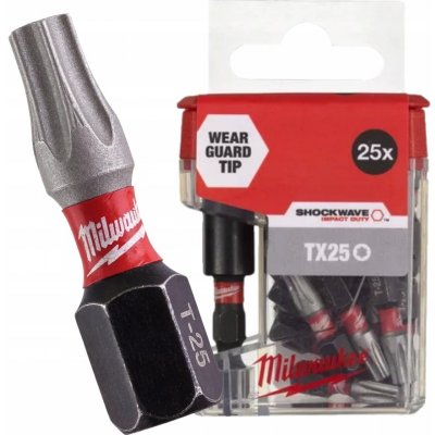 Milwaukee TX25 25mm - 25 ks 4932430880 – Zboží Mobilmania