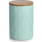 Zeller Keramická nádoba s bambusovým víkem modrá 720 ml – Sleviste.cz