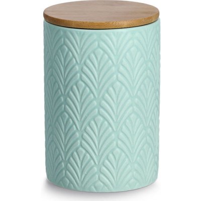 Zeller Keramická nádoba s bambusovým víkem modrá 720 ml – Sleviste.cz