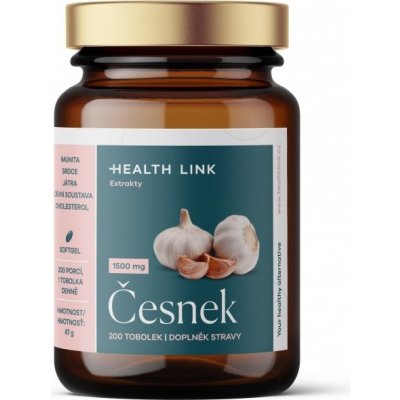 Health Link Česnekový extrakt 1500 mg 200 tobolek – Hledejceny.cz
