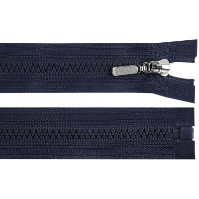 Stoklasa Kostěný zip No 5 délka 80 cm s ozdobným jezdcem Balení: 1 ks, Varianta: 330 modrá tmavá 330 modrá tmavá – Hledejceny.cz
