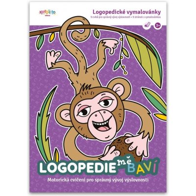 Logopedie mě baví - 1. díl - logopedické vymalovánky - motorická cvičení – Zboží Mobilmania