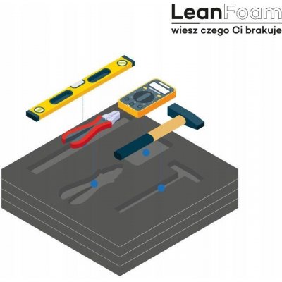 LeanFoam Pěna pro kufry LF-A-4858 – Zbozi.Blesk.cz