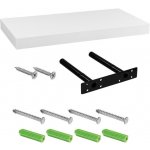 Stilista nástěnná police Volato, 30 cm, bílá – Hledejceny.cz