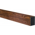 umakov-cz Hliníková plotová výplň 40 x 60 x 1 - 6,0 m dřevo dekor TMAVÝ OŘECH W01 – Hledejceny.cz