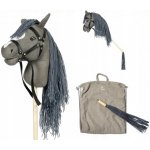 Hobby horse Astrup s otevřenou pusou N2024 šedý – Zboží Dáma