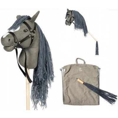 Hobby horse Astrup s otevřenou pusou N2024 šedý – Zboží Mobilmania