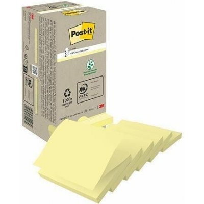 Samolepicí bloček, "Z", žlutý, 76x76 mm, 16x100 listů, recyklovaný, 3M POSTIT – Hledejceny.cz