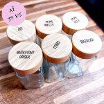 DanielaDesign Průsvitné vlastní štítky na kořenky 35 ks – Zboží Dáma