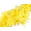 Karnevalový kostým Prima-obchod Bohaté boa krůtí peří 60 g délka 1 8 m 4 žlutá zářivá