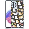 Pouzdro a kryt na mobilní telefon Samsung Pouzdro ACOVER Samsung Galaxy A32 5G A326B s motivem Little cats