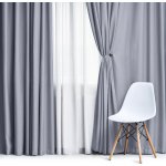 Olzatex Zatemňovací / termoizolační závěs, blackout jednobarevný UNI OLZ-151 světle šedý, šířka 150cm (látka v metráži) – Hledejceny.cz