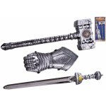 Mikro trading Sada rytíř Kladivo, meč a rukavice – Sleviste.cz