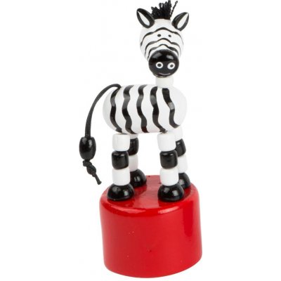 Small foot by Legler Mačkací veselé zvířátko Zebra – Zboží Mobilmania