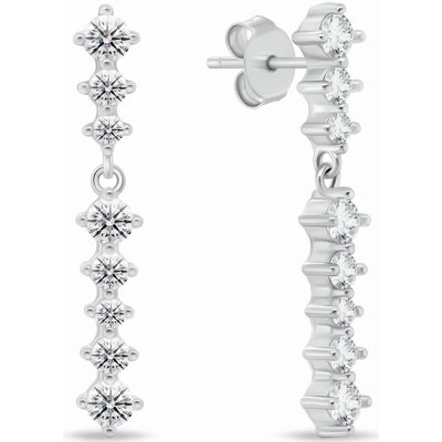 Brilio Silver náušnice EA1101W – Zbozi.Blesk.cz