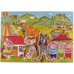 Marionetino Kulisa Scéna k pohádce O třech prasátkách – Zboží Dáma