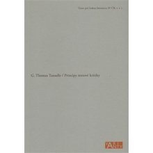 Principy textové kritiky - G. Thomas Tanselle