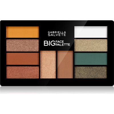 Gabriella Salvete Big Face Palette paletka očních stínů, bronzeru a rozjasňovače 01 20 g – Zboží Mobilmania