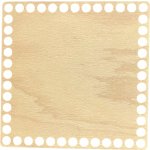 ExpressLaser.cz Prstenec Čtverec 18x18cm na háčkovaný košík vhodný pro víko 15cm – Zboží Mobilmania