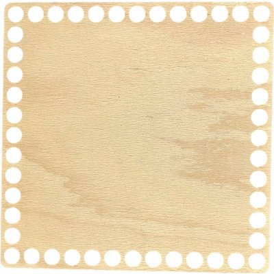 ExpressLaser.cz Prstenec Čtverec 18x18cm na háčkovaný košík vhodný pro víko 15cm – Zboží Mobilmania