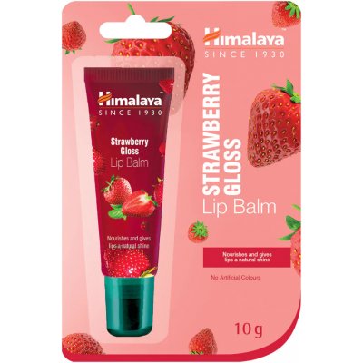 Himalaya Herbals Balzám na rty s jahodovým leskem 10 g – Zboží Dáma