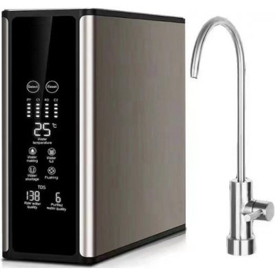 Reverzní osmóza Comfort 800 GPD 4-stupňová bez zásobníku vodovodní baterie kohoutek moderní kohoutek na upravenou vodu – Zboží Dáma