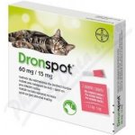 Dronspot Spot-on Cat 60 / 15 mg 2 x 0,75 ml – Hledejceny.cz