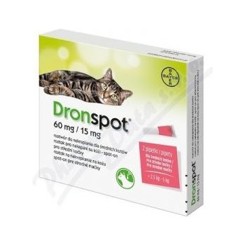 Dronspot Spot-on Cat 60 / 15 mg 2 x 0,75 ml