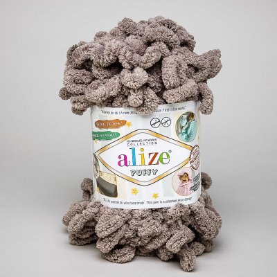 Alize Puffy 530 - tmavě béžová – Hledejceny.cz