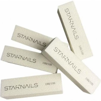 Starnails Brusný blok na nehty STARNAILS Premium 100/100 5 ks – Zboží Dáma