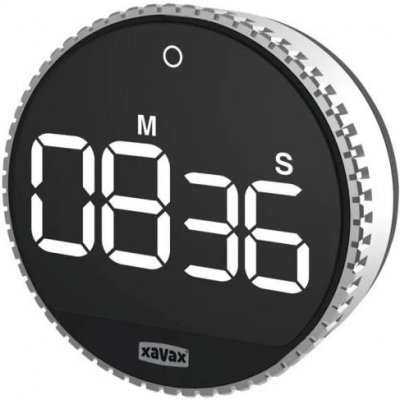 Xavax 185858 Magnetická digitální kuchyňská minutka Rotation – Zboží Mobilmania