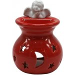 Goba vánoční Aroma lampa červená s andělem – Sleviste.cz