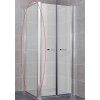 Pevné stěny do sprchových koutů ARTTEC P-80 chrome - Pevná stěna 80 cm ke sprchovým dveřím COMFORT grape sklo