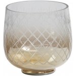 Váza HEIRLOOM skleněná s hnědým leskem, 21 cm – Hledejceny.cz
